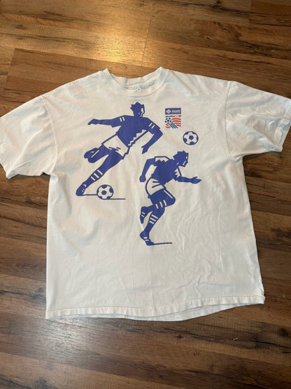 VTG 1994 USA World Cup USA Sun Mirco Promo Front & Back TShirt, Size XL