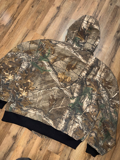 Carhartt RealTree Camo Hooded Jacket 125 Year Anniversary Size Large