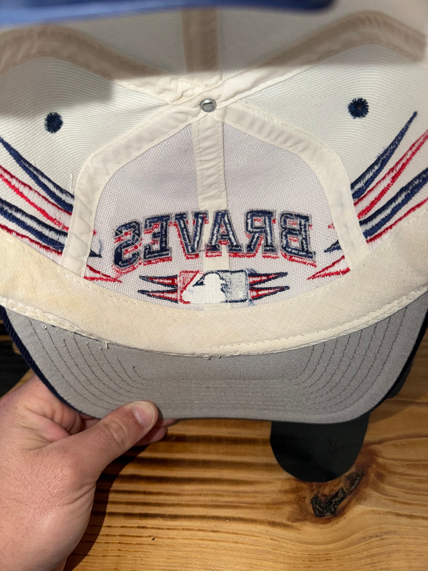Logo Athletic Atlanta Braves Diamond Cut 80/20 SnapBack Hat