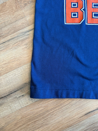 80s Chicago Bears Shirt Jersey Navy Garan Brand Small
