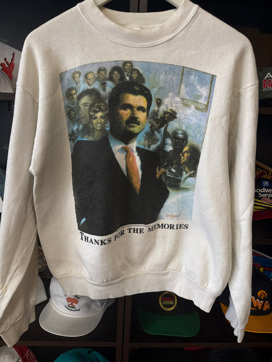 1993 Mike Ditka Chicago Bears “Thank you for the Memories” Football Crewneck, Size L