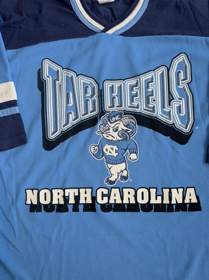University of North Carolina Chapel Hill Hockey Jersey Style Shirt Youth XL Blue