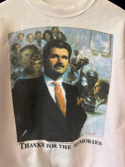 1993 Mike Ditka Chicago Bears “Thank you for the Memories” Football Crewneck, Size L