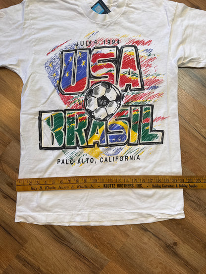 1994 FIFA World Cup USA v Brazil Tshirt, Size L