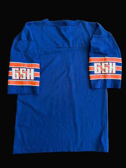 80s Chicago Bears Shirt Jersey Navy Garan Brand Small