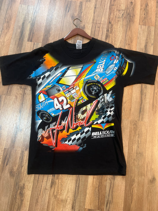 1998 NASCAR Joe Nemechek AOP Tshirt, Size L