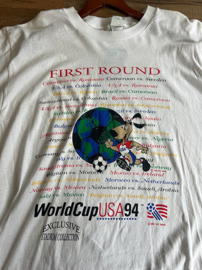 1994 World Cup First Round USA Tshirt, Size XL