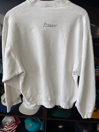 1995 Pablo Picasso “Bullfight” Art Crewneck, Size L