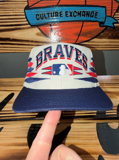 Logo Athletic Atlanta Braves Diamond Cut 80/20 SnapBack Hat