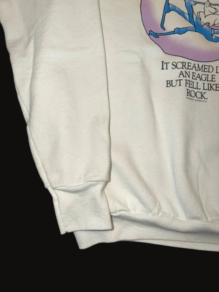 Vintage Ski Snowboard Humor Sweater Crewneck Nature Winter Sports