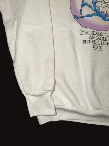 Vintage Ski Snowboard Humor Sweater Crewneck Nature Winter Sports