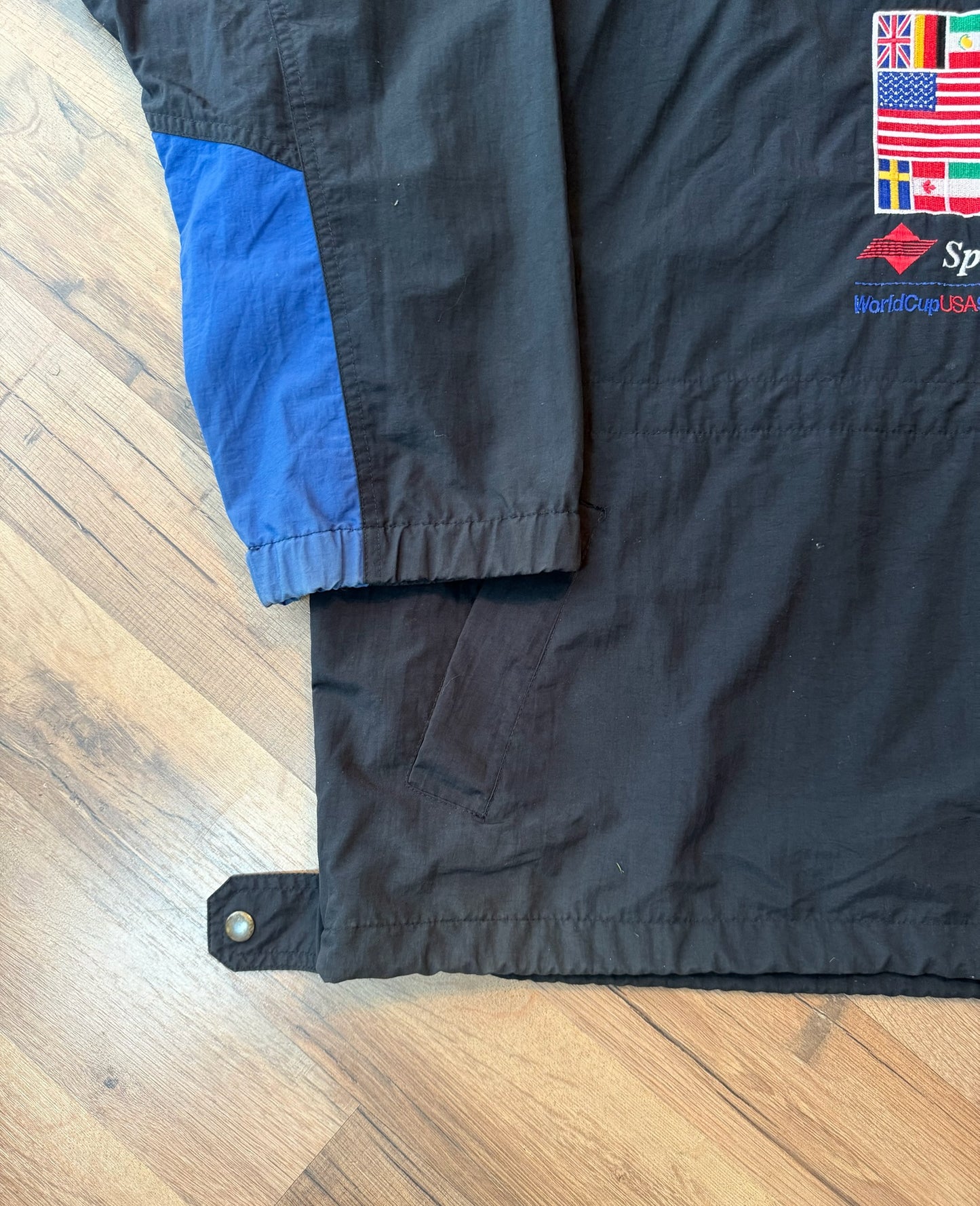 The Game World Cup 1994 USA Print Promo Parka Windbreaker,  Size XL