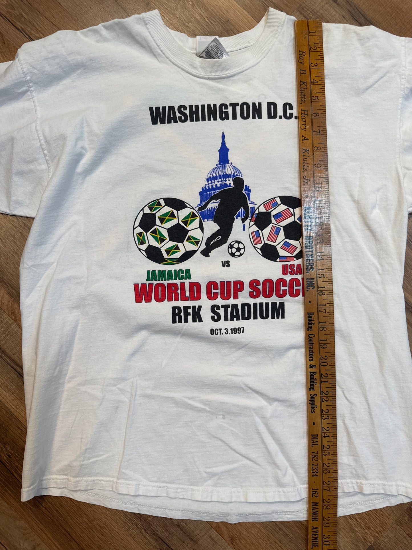 1997 FIFA World Cup Friendly Jamaica Tshirt, Size XL