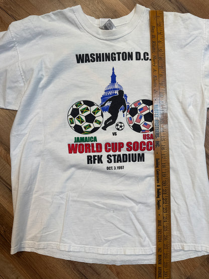 1997 FIFA World Cup Friendly Jamaica Tshirt, Size XL