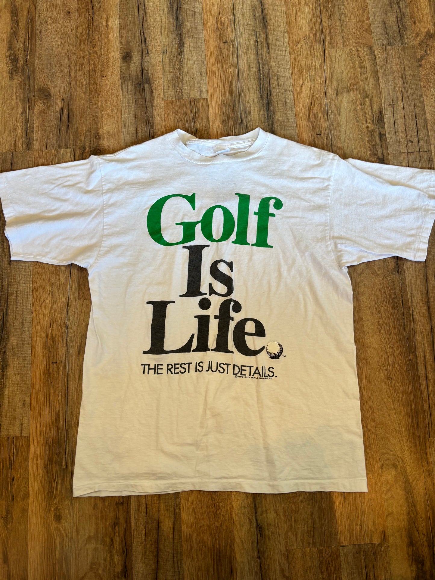 1990s Vintage Golf Is Life Single Stitch TShirt, Size XL