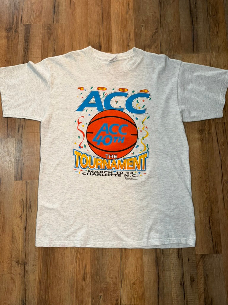 1994 ACC Tournament 40th Year Anniversary Charlotte XL Grey