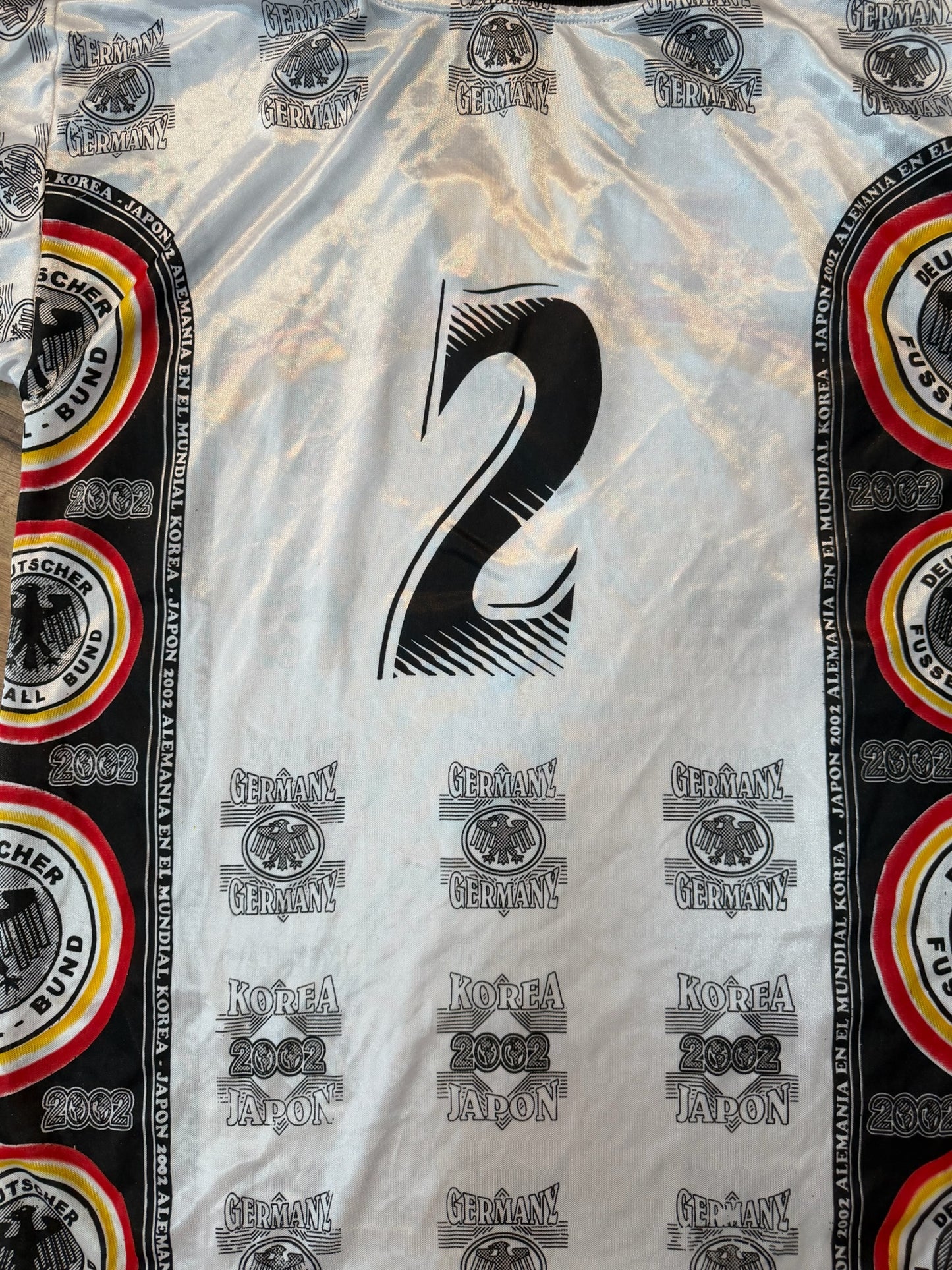 VTG 2002 Korea FIFA World Cup Wilitex Germany Jersey, Size L