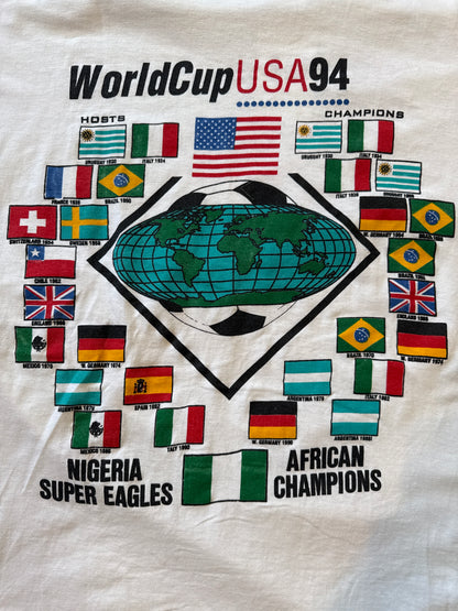 1994 World Cup Hosts and Champions Tshirt, Size L