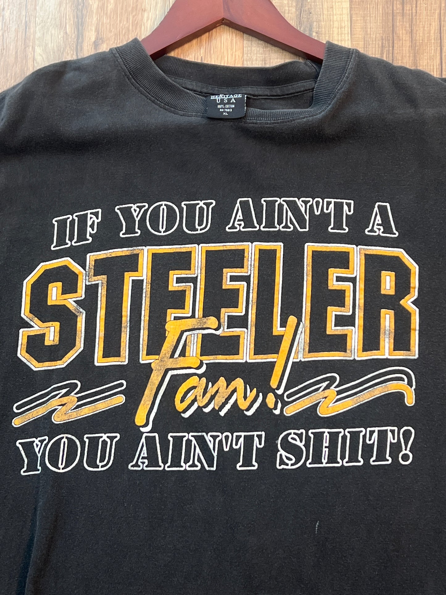 90s Steelers Tshirt, Size XL