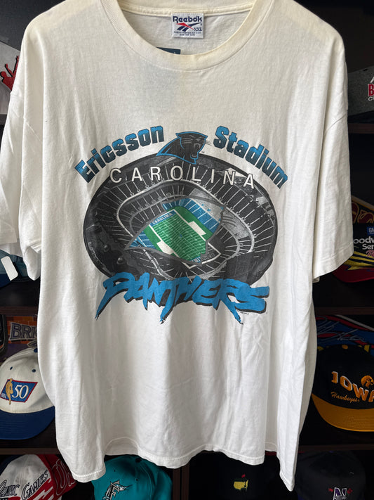 1993 Carolina Panthers Ericsson Stadium Tshirt, Size XXL
