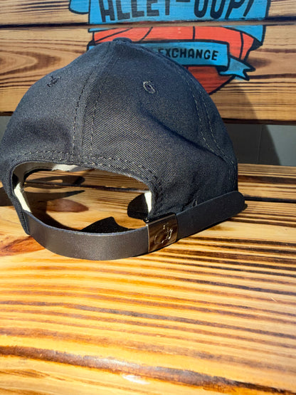 Vintage Masters Leather American Needle Strapback Black