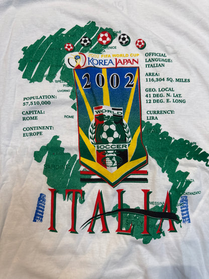 2002 FIFA World Cup Italy (Italia) Tshirt, Size 2XL
