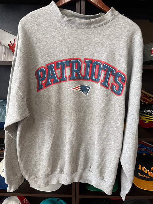 90s New England Patriots Logo Athletic Crewneck, Size XL