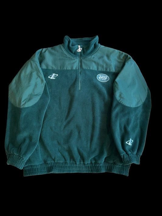 New York Jets Fleece 1/4 Quarter Zip Fleece Logo Athletic NFL Pro Line XXL Green