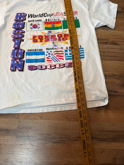 Boston 1994 FIFA World Cup Soccer Tshirt, Size L