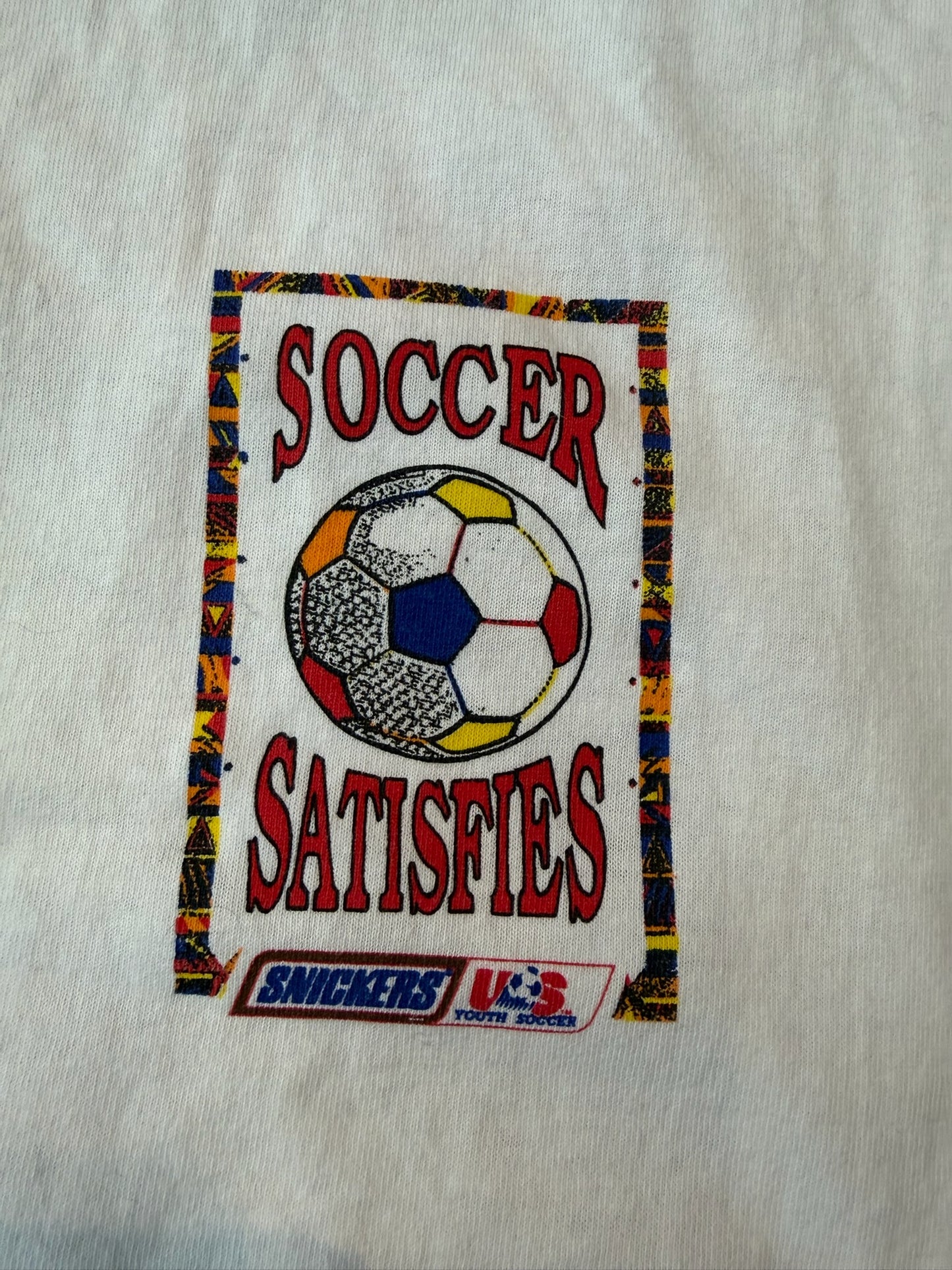 Snickers Promo 1994 FIFA World Cup Soccer Tshirt, Size XL