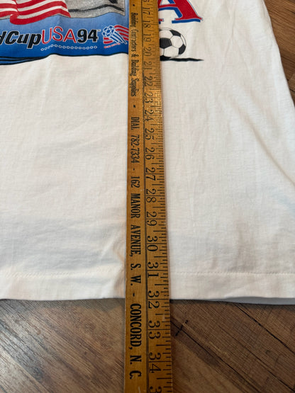 NWT VTG USA 1994 FIFA World Cup Soccer Trench Ultra Tshirt, Size XL