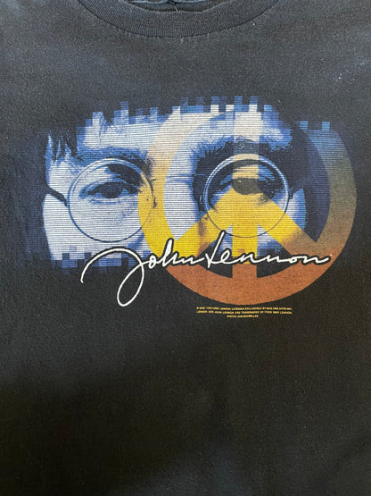2005 John Lennon Black T-Shirt Size Medium