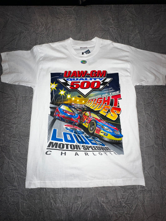 Vintage 2005 Lowes Motor Speedway Shirt Charlotte UAW-GM Quality 500 Nascar Racing Size Large Deadstock