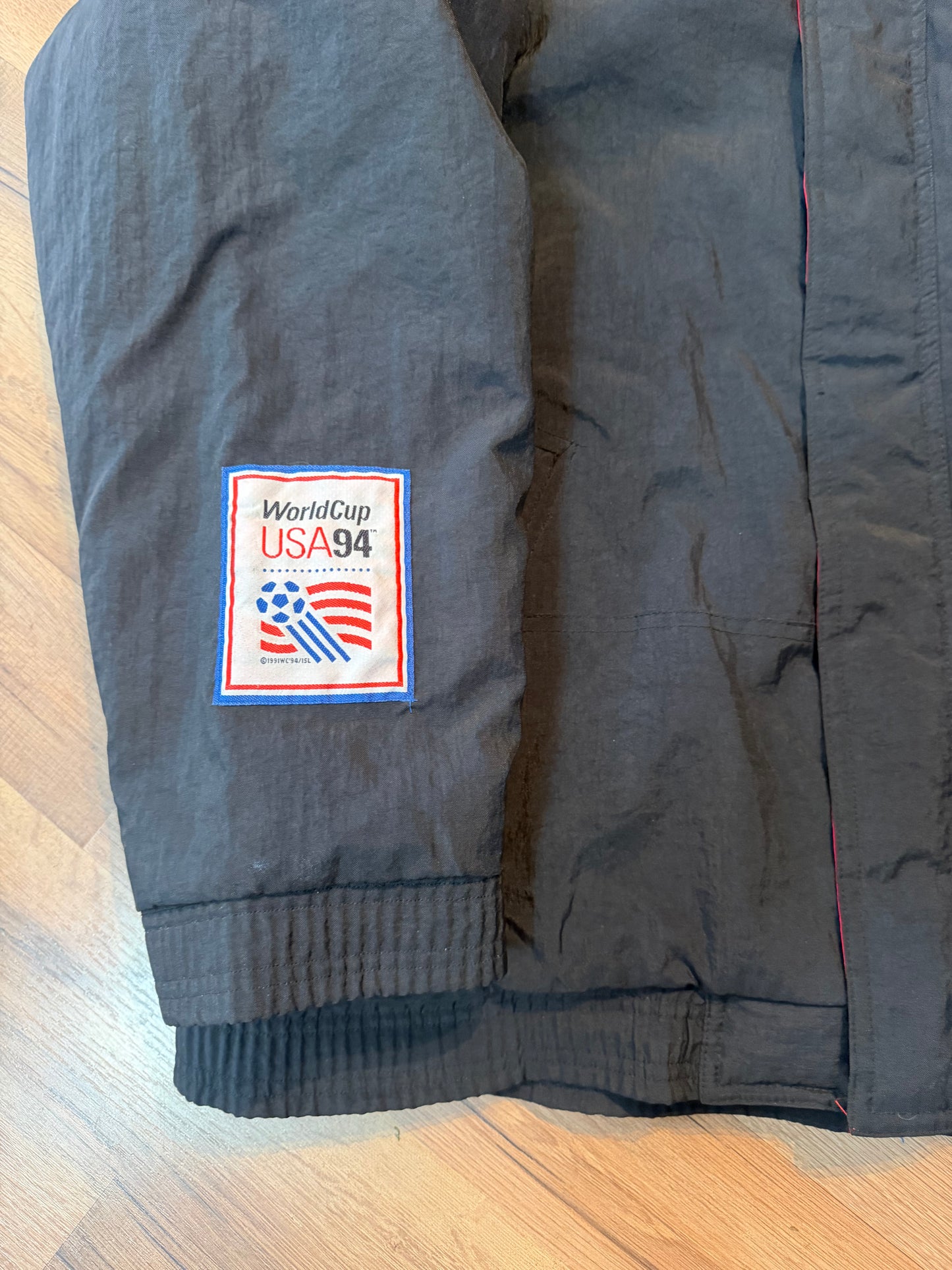 Apex One FIFA World Cup 1994 Soccer Puffer Jacket, Size Large