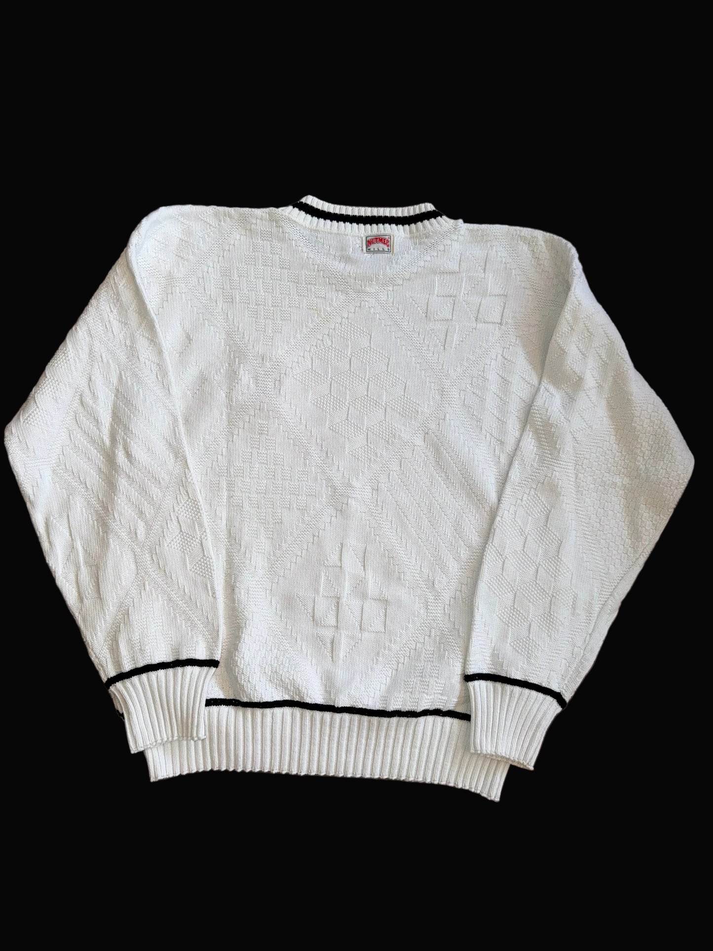 University of Colorado Buffaloes Knit Sweater Nutmeg Athletic White Medium