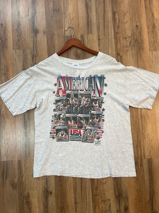 1992 Team USA Dream Team Tshirt, Size Large