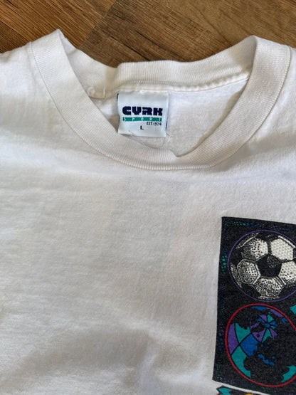 CYRK 1993 FIFA World Soccer History Shirt, Size Large