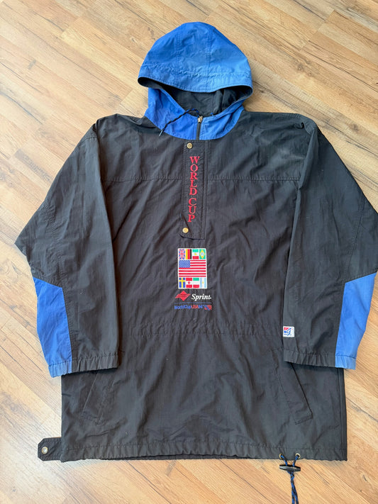 The Game World Cup 1994 USA Print Promo Parka Windbreaker,  Size XL