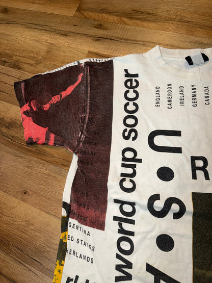 1994 FIFA World Cup Soccer USA AOP Tshirt, Size L
