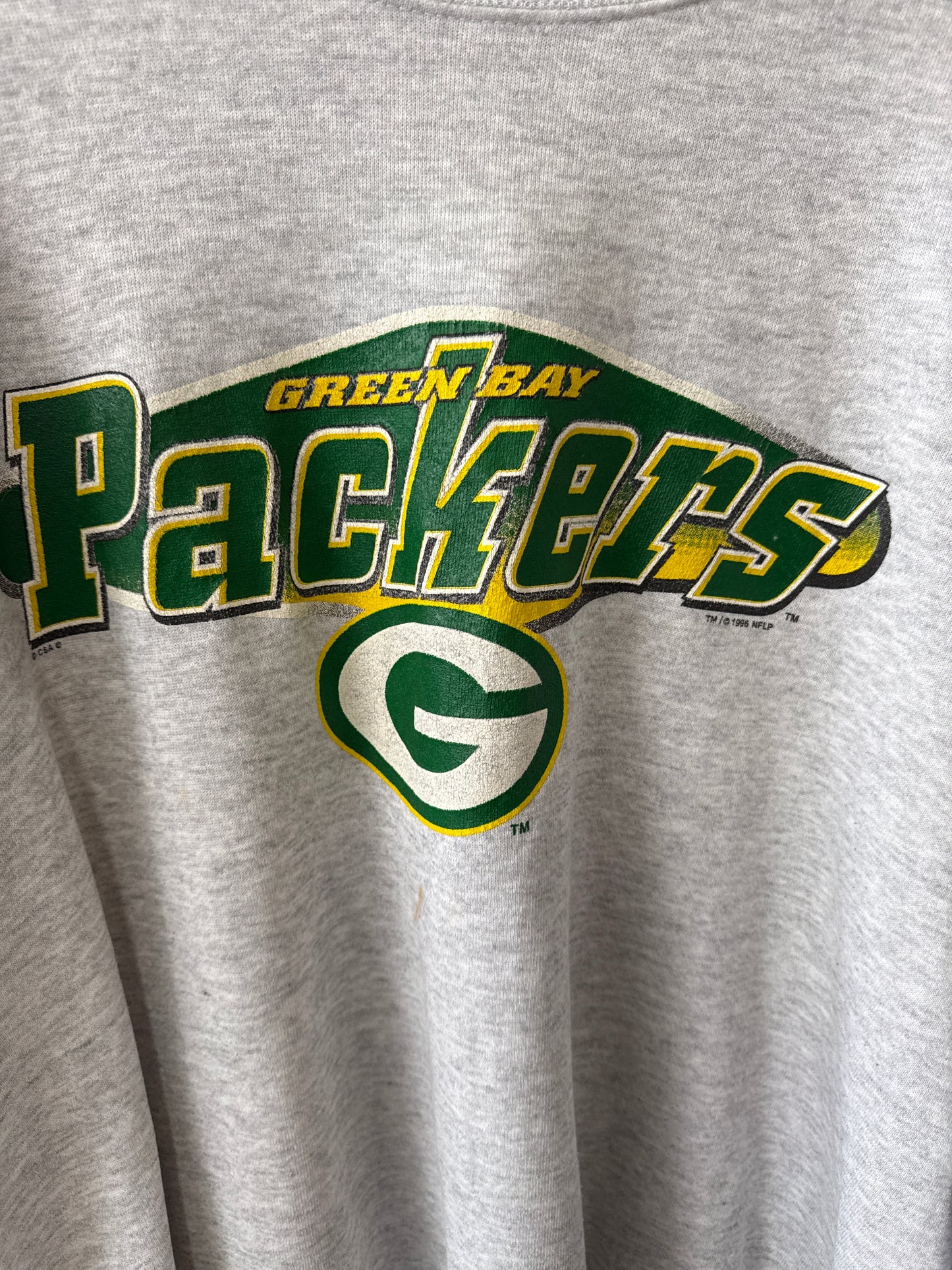 1996 Green Bay Packers Crewneck, Size XXL, Fits XL