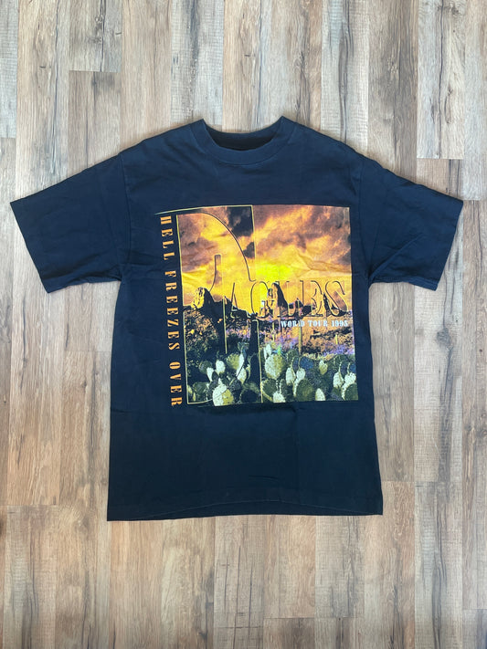 1995 Eagles Hell Freezes Over Black T-Shirt Size L