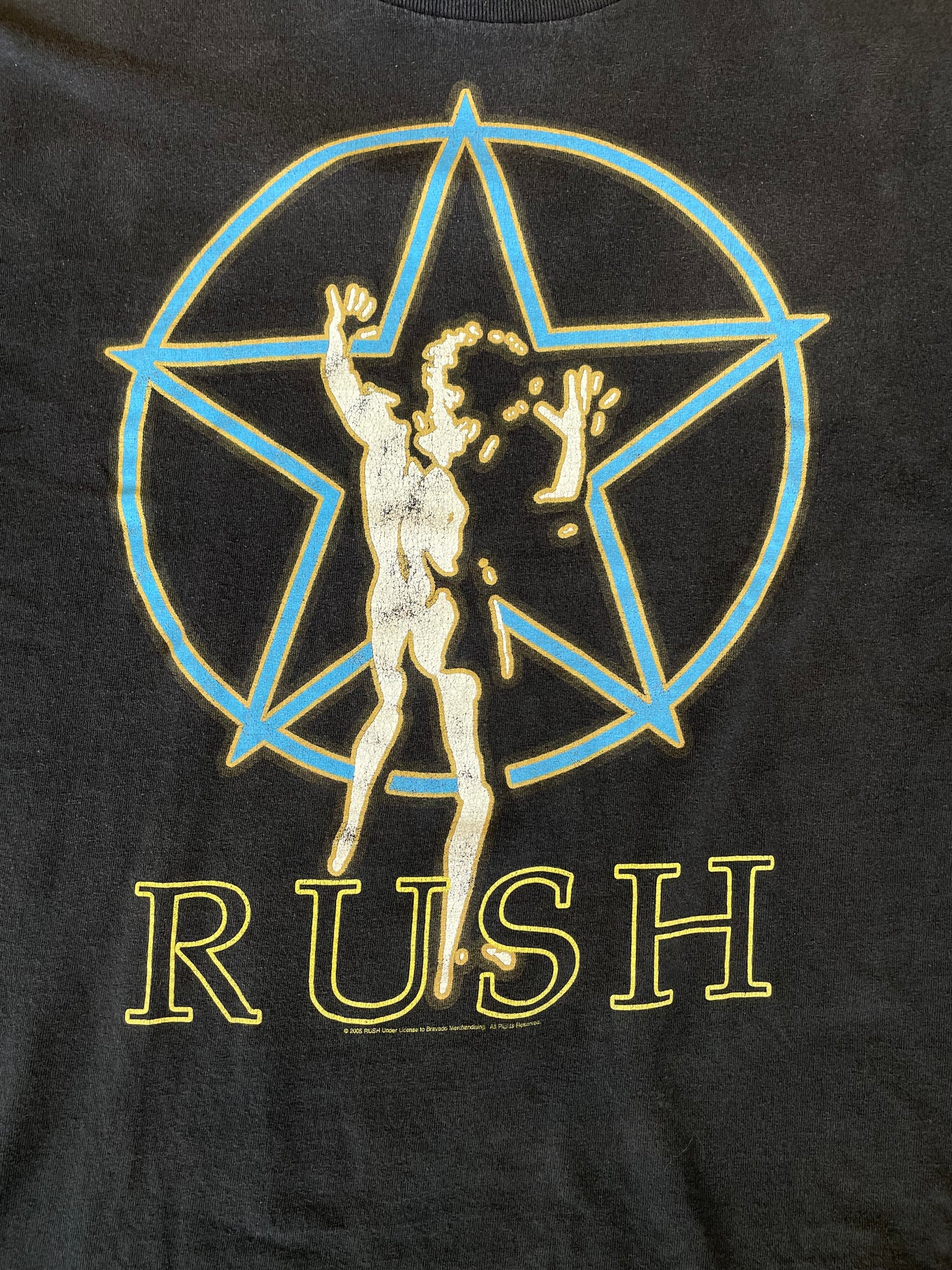2005 Rush Black T-Shirt Size Large