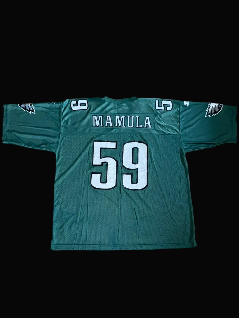 1995 Starter Philadelphia Eagles Mike Mamula #59 Dark Kelly Green Mesh NFL Football Jersey XXL \