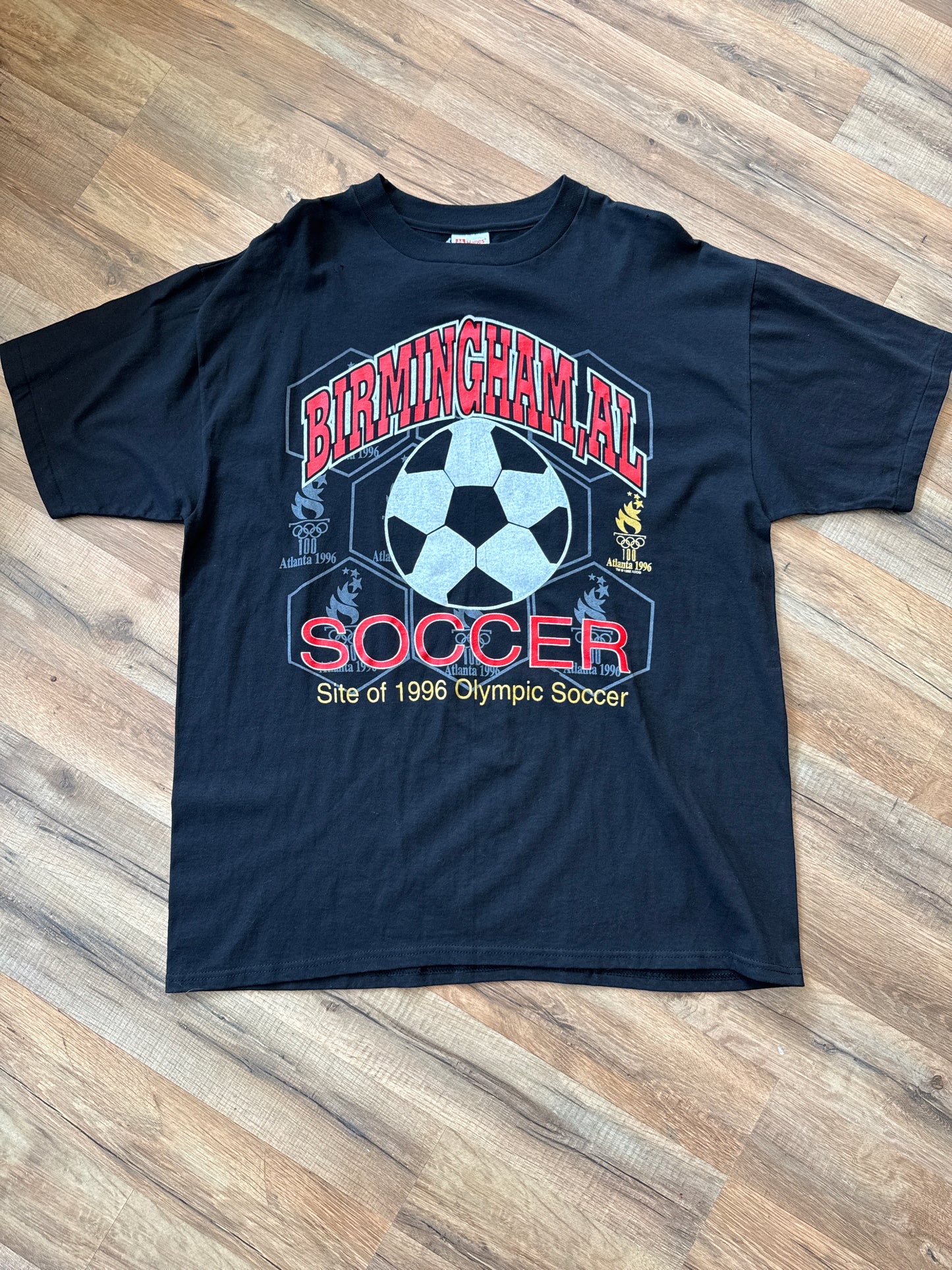 1996 Olympic Soccer Birmingham Tshirt, Size XL