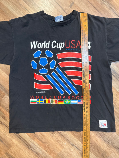 1994 World Cup USA Soccer Tshirt The Game, Size XL