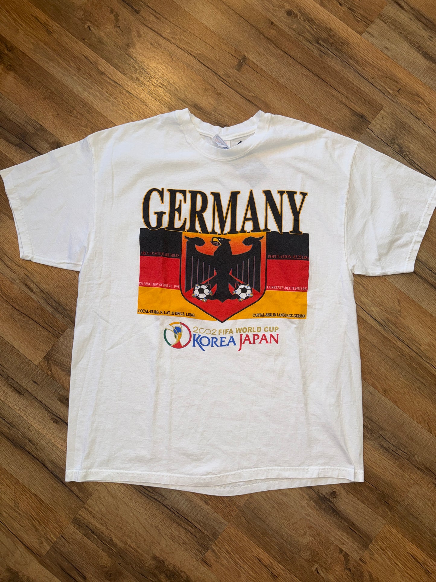 2002 FIFA World Cup Germany Tshirt, Size XL