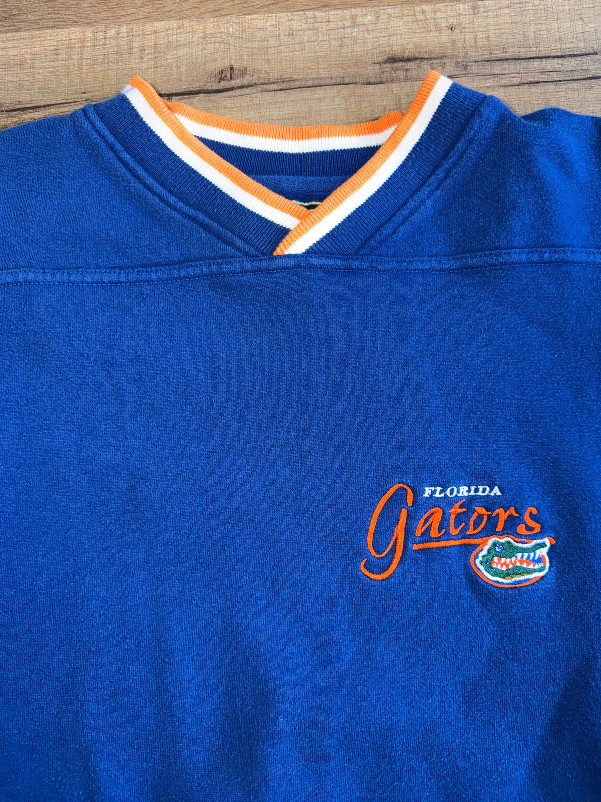 University of Florida Gators Crewneck Sweater Sports One Medium Blue Orange Medium