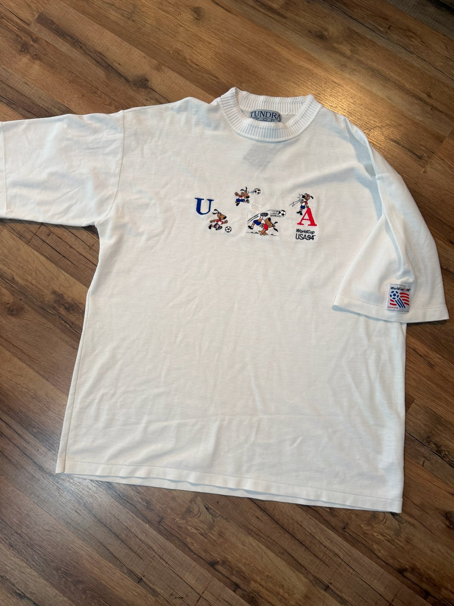 Tundra Knit 1994 FIFA World Cup Soccer Tshirt, Size XLT