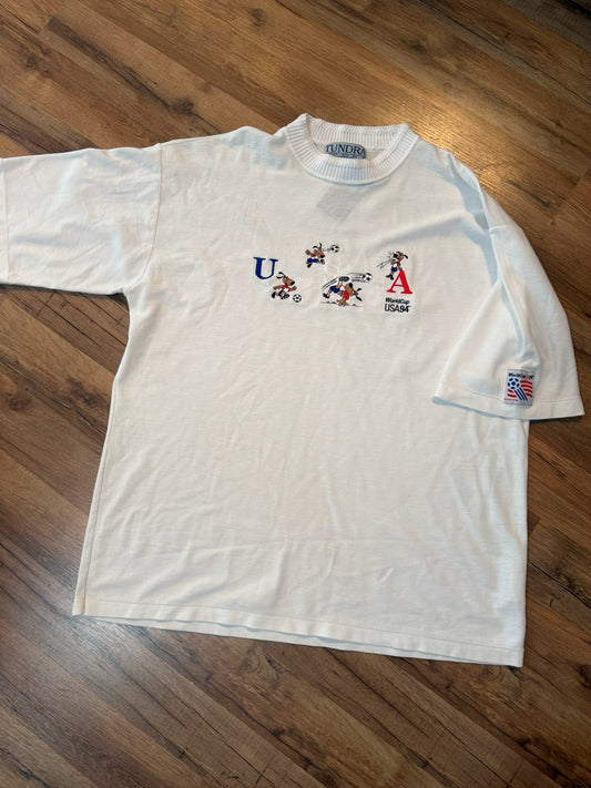Tundra Knit 1994 FIFA World Cup Soccer Tshirt, Size XLT
