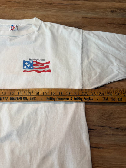 VTG Adidas 1994 FIFA World Cup Soccer Tshirt, Size Large